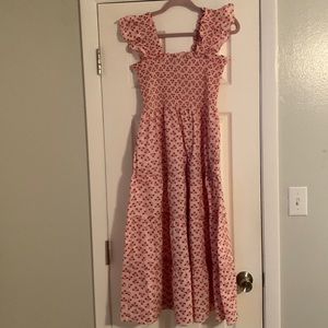 Hill house pink floral nap dress